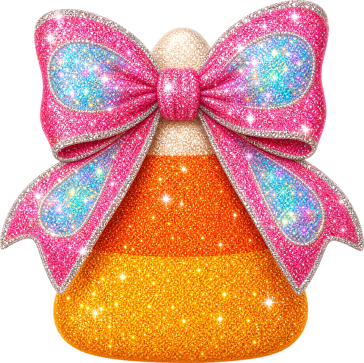 DTF Transfer – Glitter Candy Corn Multi Sizes (HA-CC004)