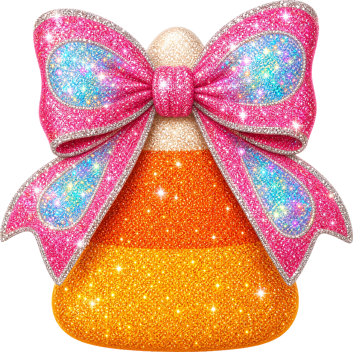 DTF Transfer – Glitter Candy Corn Multi Sizes (HA-CC004)