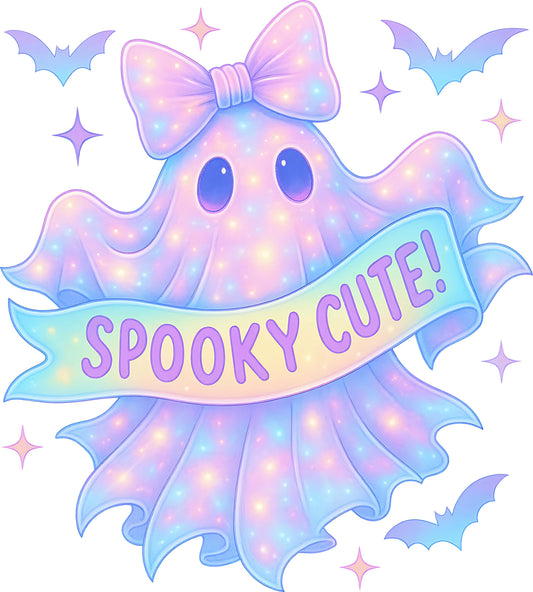 DTF Transfer – Ghost Spooky Cute Multi Sizes (HA-GH012)