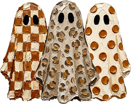 DTF Transfer – Ghosts Paint Trio A Multi Sizes (HA-GH013)