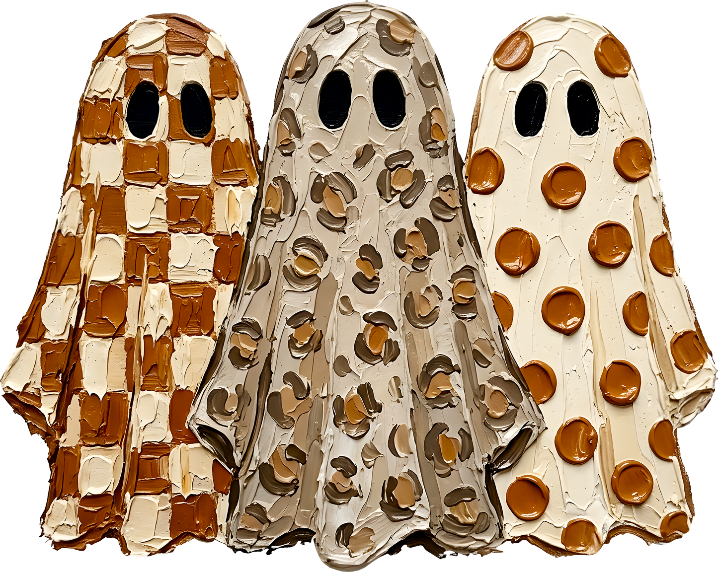 DTF Transfer – Ghosts Paint Trio A Multi Sizes (HA-GH013)