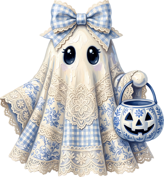 DTF Transfer – Lace Ghost A Multi Sizes (HA-GH017)