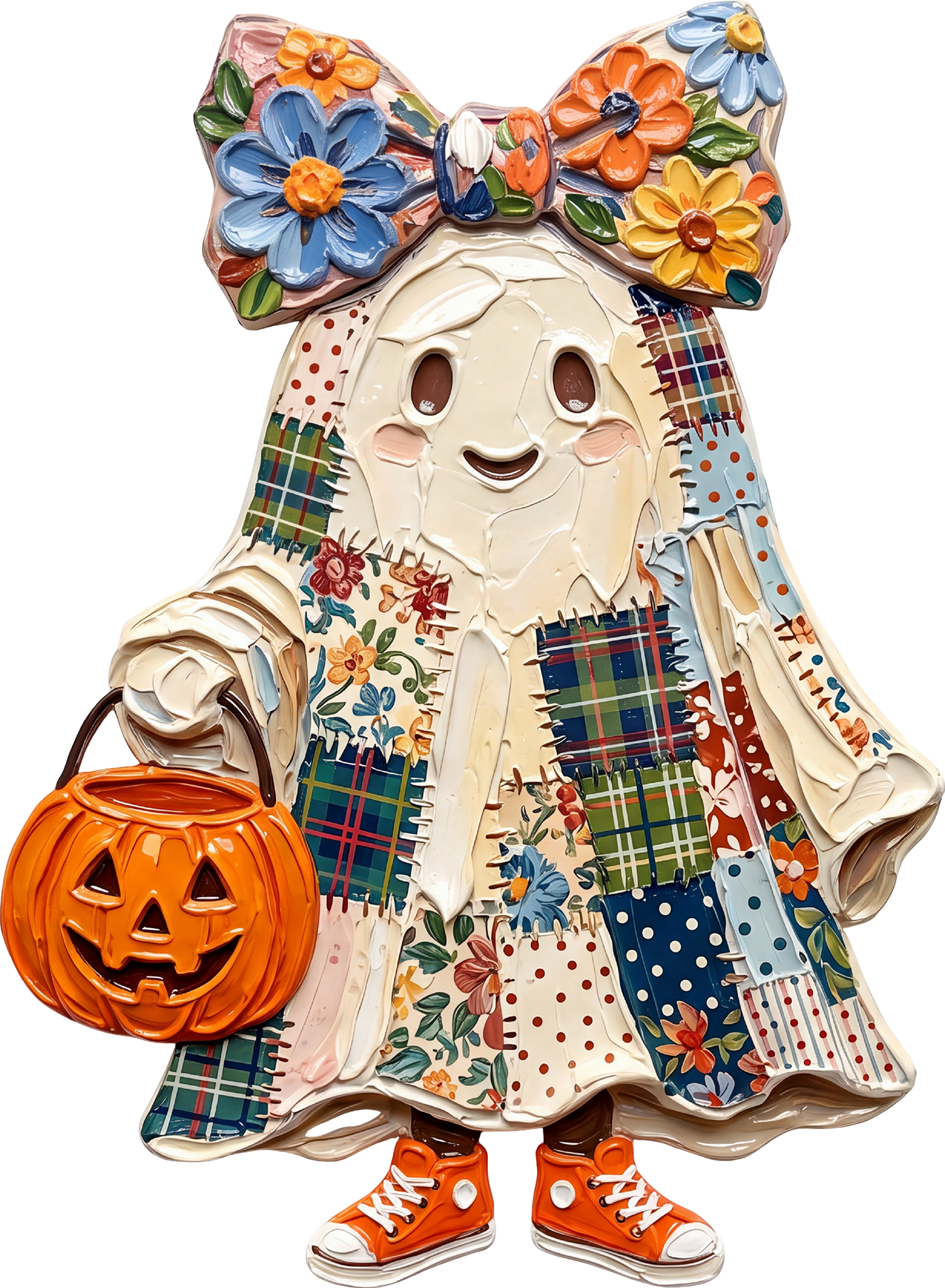 DTF Transfer – Ghost Paint Bow Multi Sizes (HA-GH018)