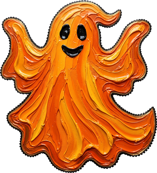 DTF Transfer – Ghost Orange Paint  Multi Sizes (HA-GH022)