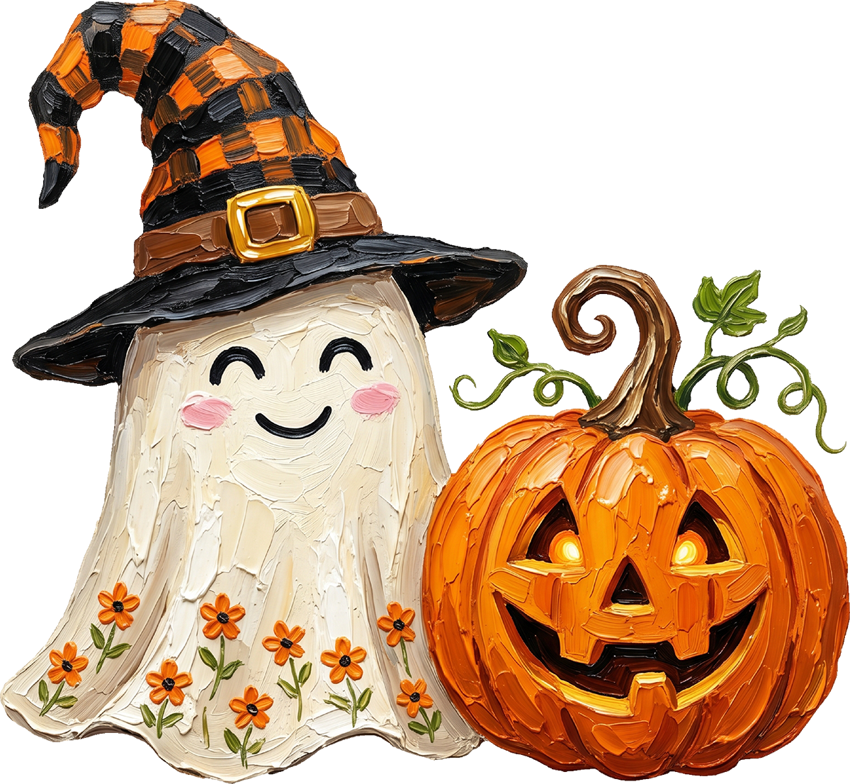 DTF Transfer – Halloween Paint Ghost Jack A Multi Sizes (HA-GJ001)