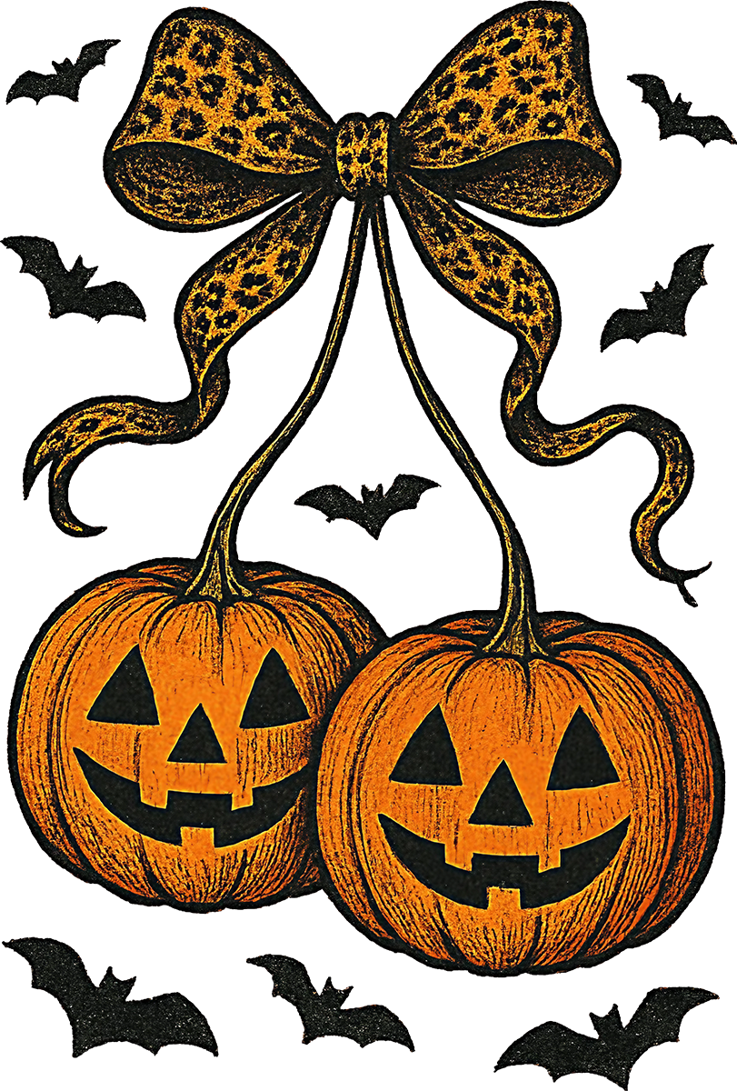 DTF Transfer – Jack o Lanterns Cherry A Multi Sizes (HA-JL005)