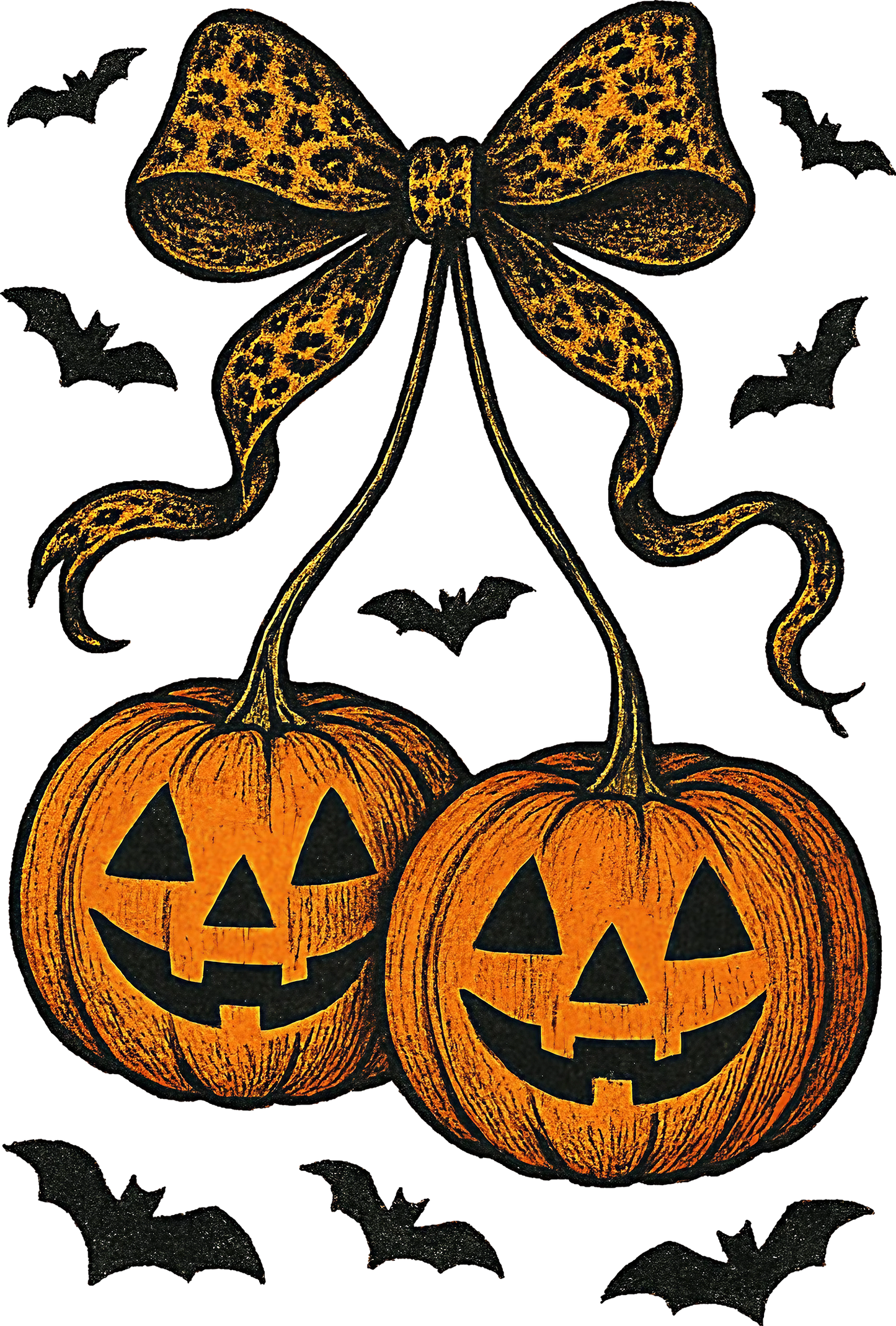 DTF Transfer – Jack o Lanterns Cherry A Multi Sizes (HA-JL005)