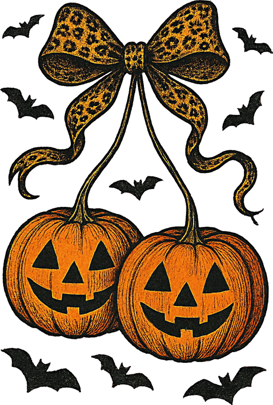 DTF Transfer – Jack o Lanterns Cherry A Multi Sizes (HA-JL005)