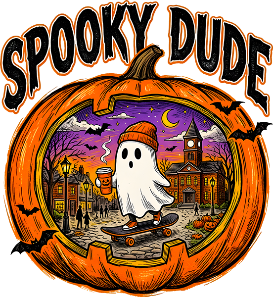 DTF Transfer –Spooky Dude Ghost A Multi Sizes (HA-MG001)