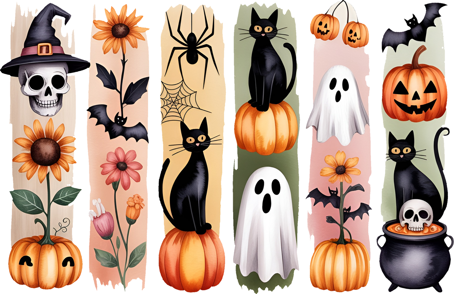 DTF Transfer – Halloween Scene A Multi Sizes (HA-SC001)