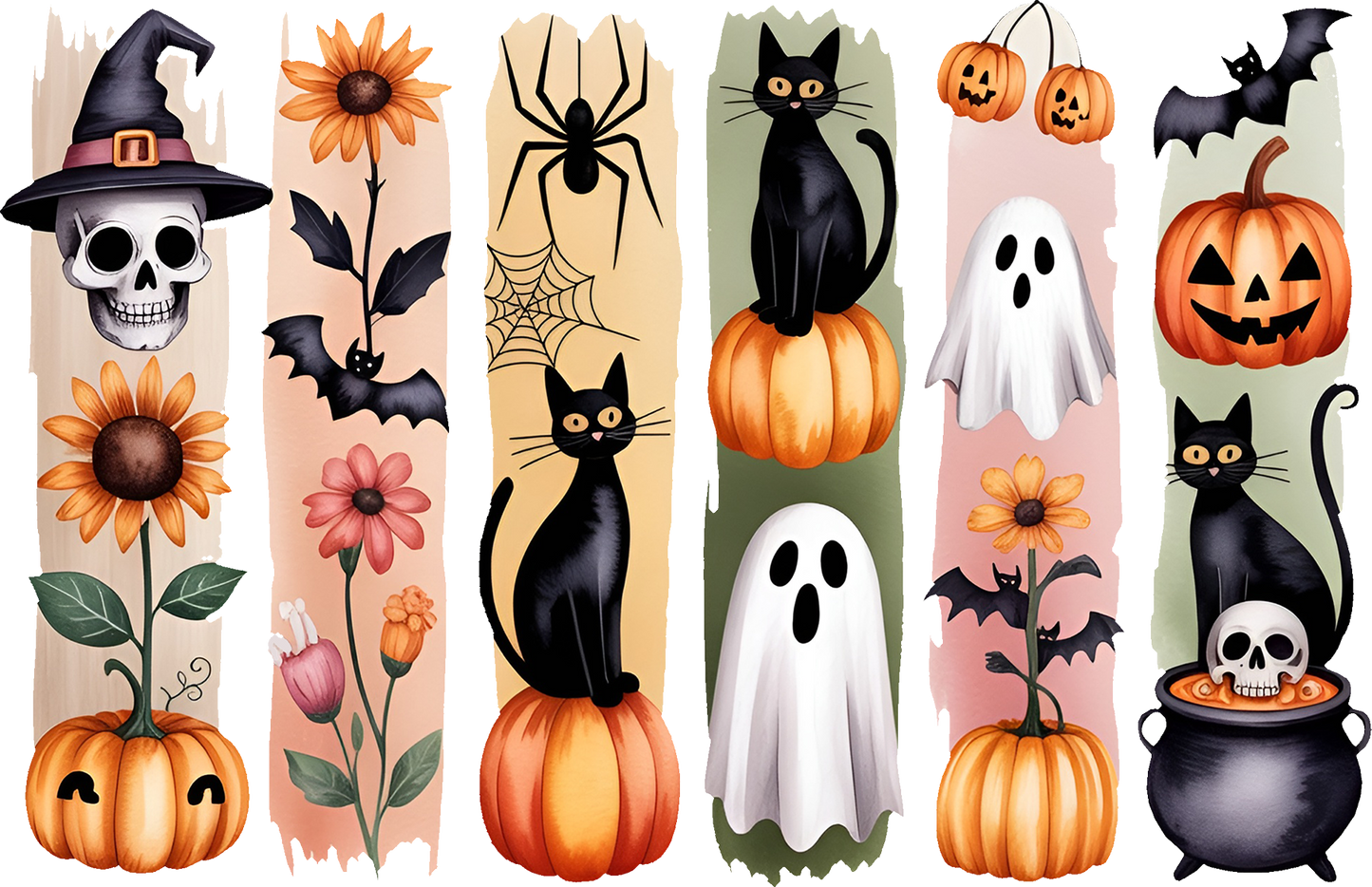 DTF Transfer – Halloween Scene A Multi Sizes (HA-SC001)