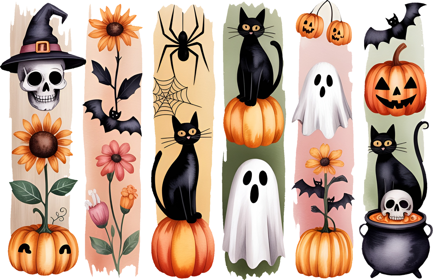 DTF Transfer – Halloween Scene A Multi Sizes (HA-SC001)