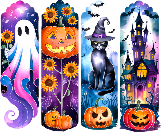 DTF Transfer – Dark Halloween Scene B Multi Sizes (HA-SC003)