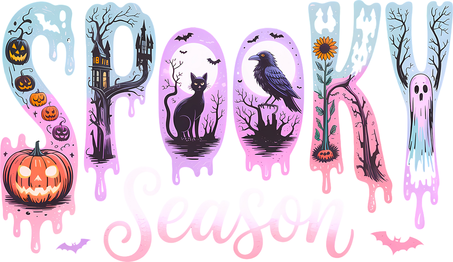 DTF Transfer – Spooky Season Multi Sizes (HA-SP001)
