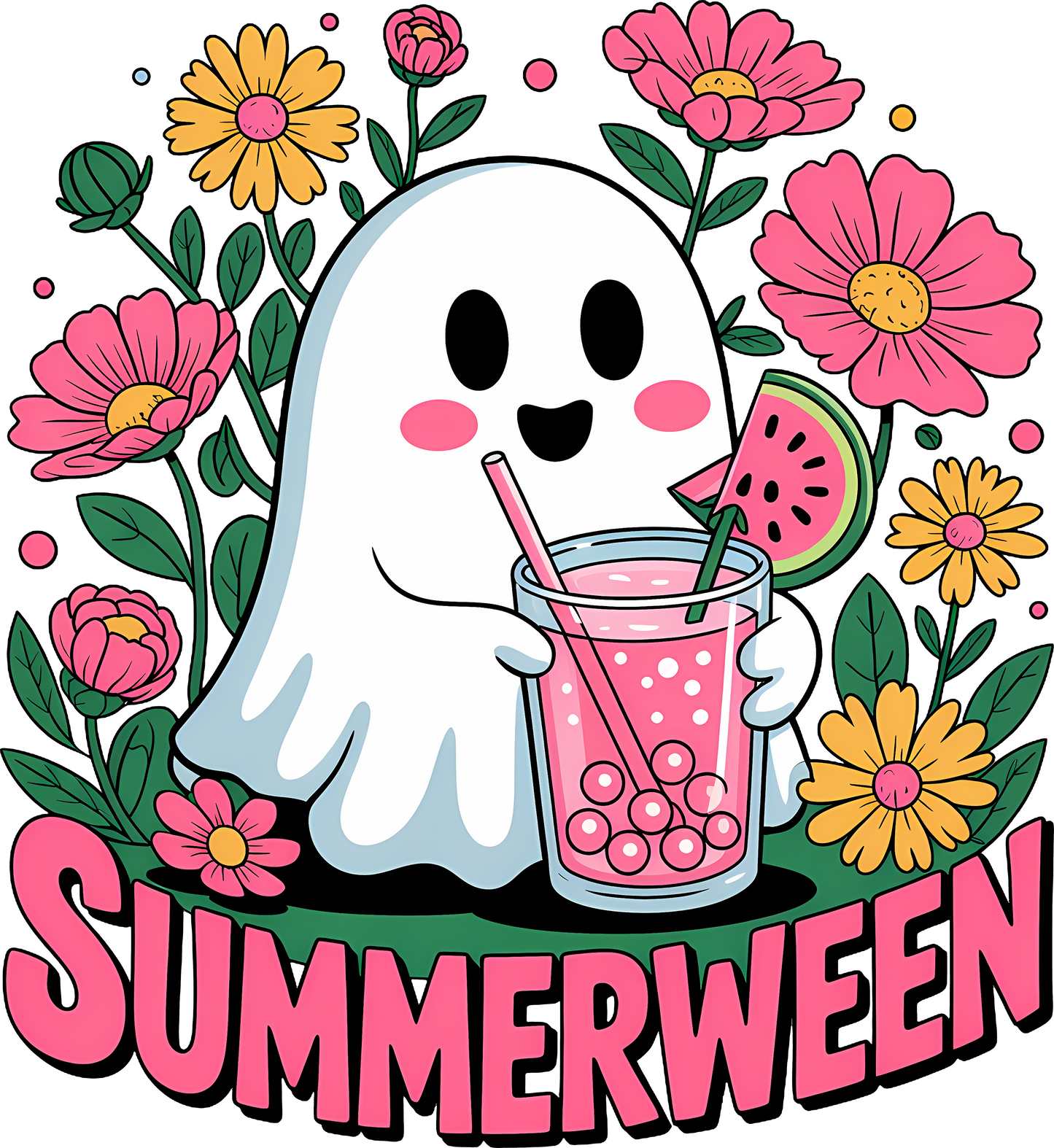 DTF Transfer – Summerween Multi Sizes (HA-SW001)