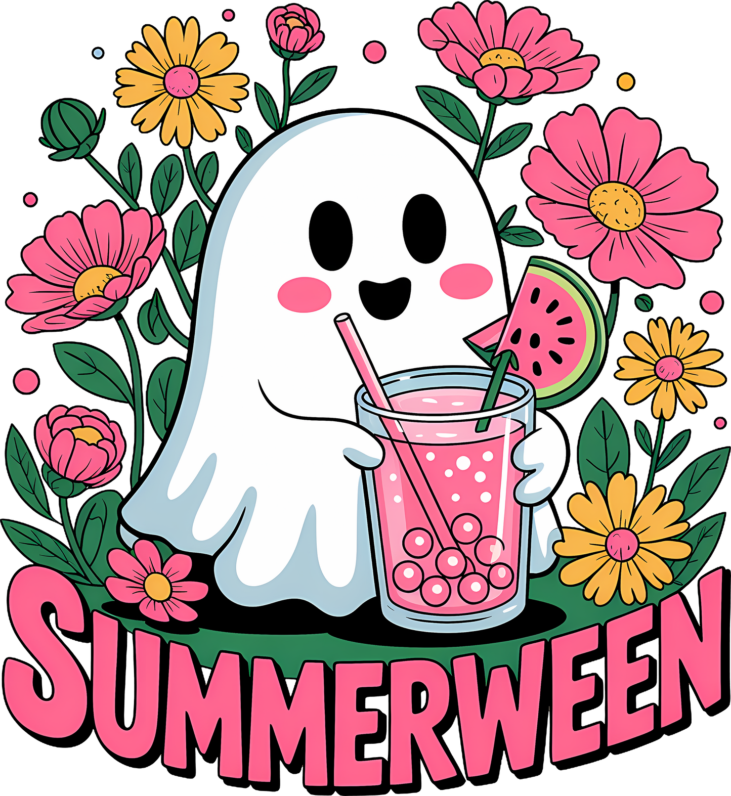 DTF Transfer – Summerween Multi Sizes (HA-SW001)