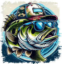 Load image into Gallery viewer, DTF Transfer – HD Fish Hat Multi Sizes
