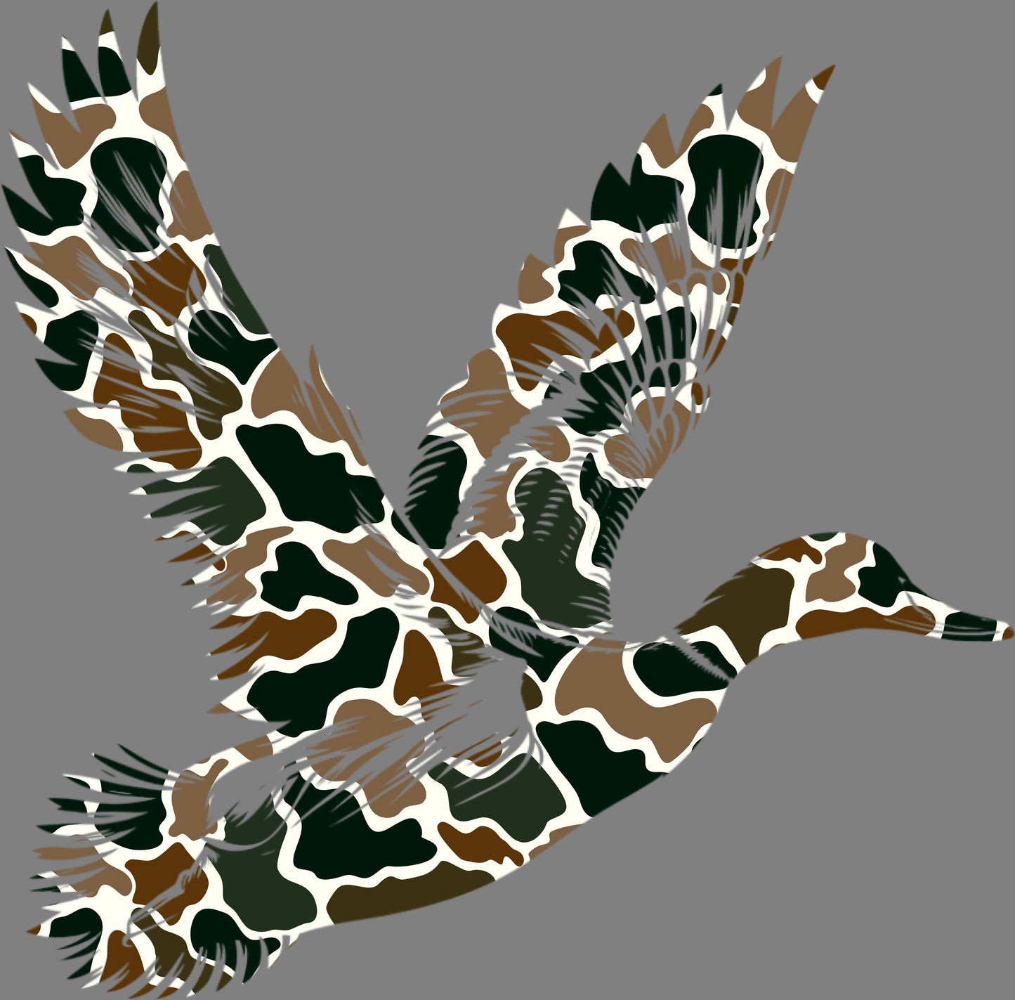 DTF Transfer – HI Camo Duck Multi Sizes
