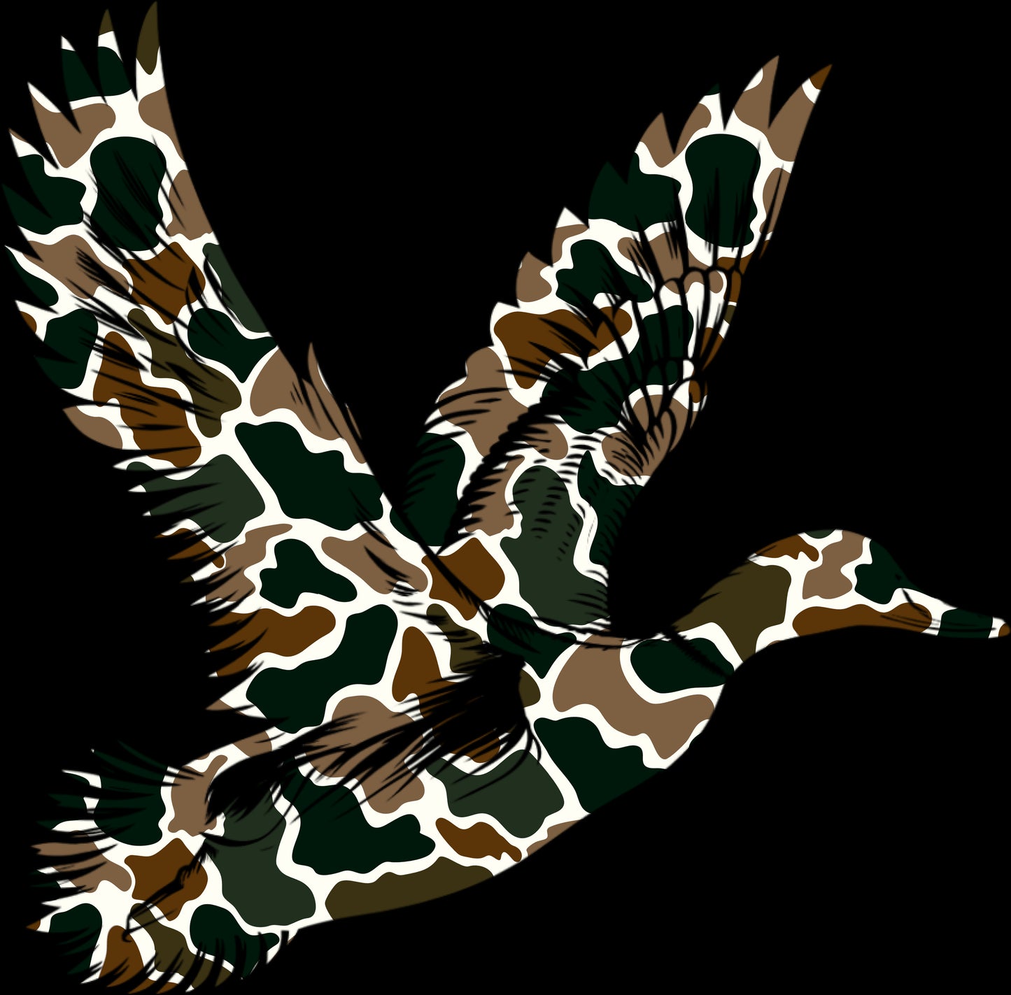 DTF Transfer – HI Camo Duck Multi Sizes