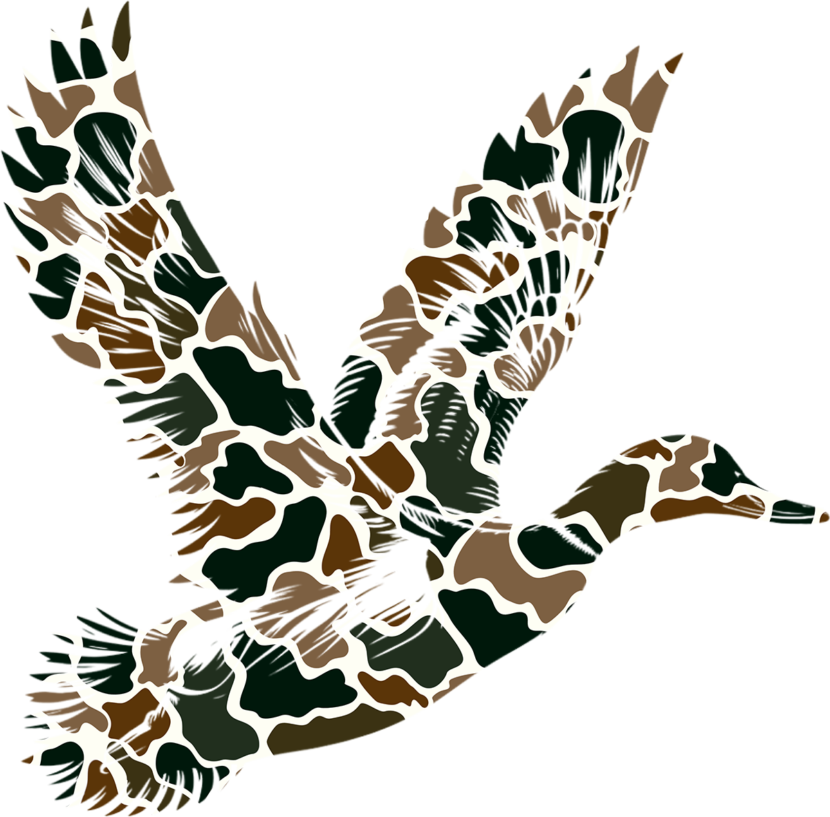 DTF Transfer – HI Camo Duck Multi Sizes