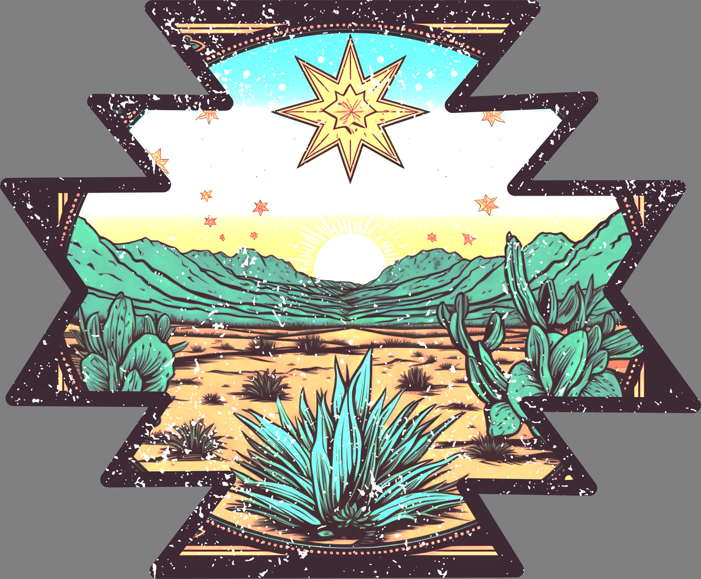 DTF Transfer – Desert Scene Multi Sizes (CO-SC004)