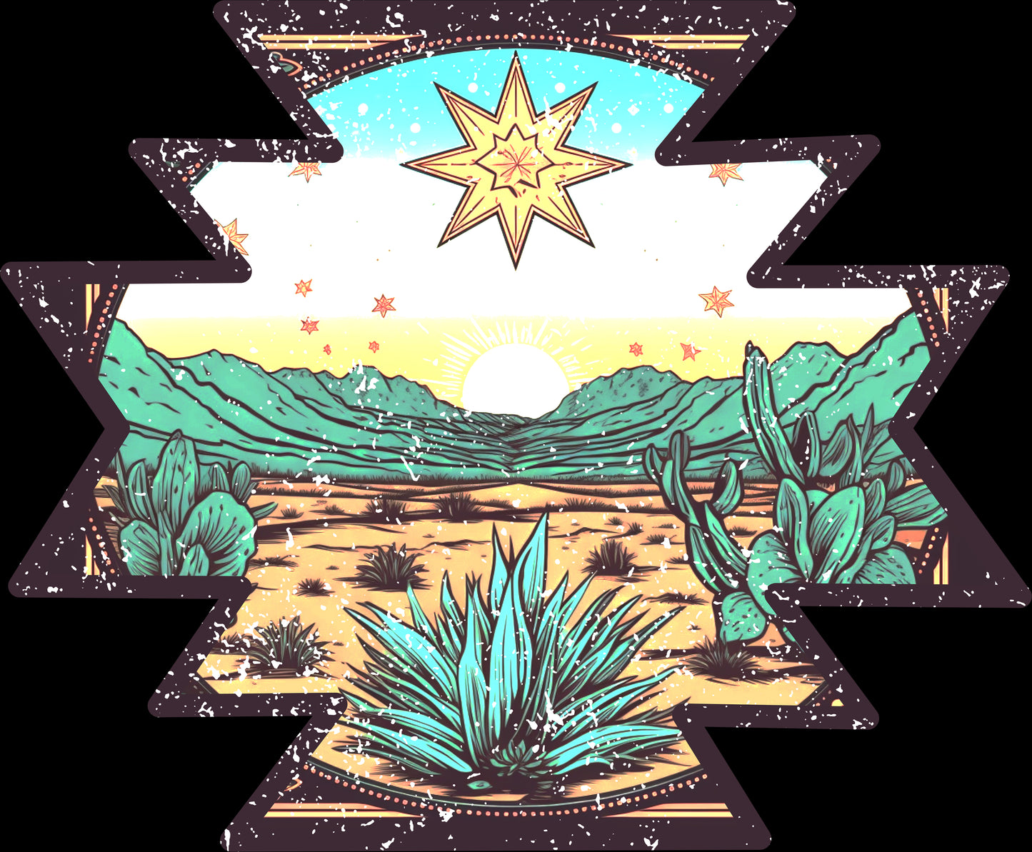 DTF Transfer – Desert Scene Multi Sizes (CO-SC004)