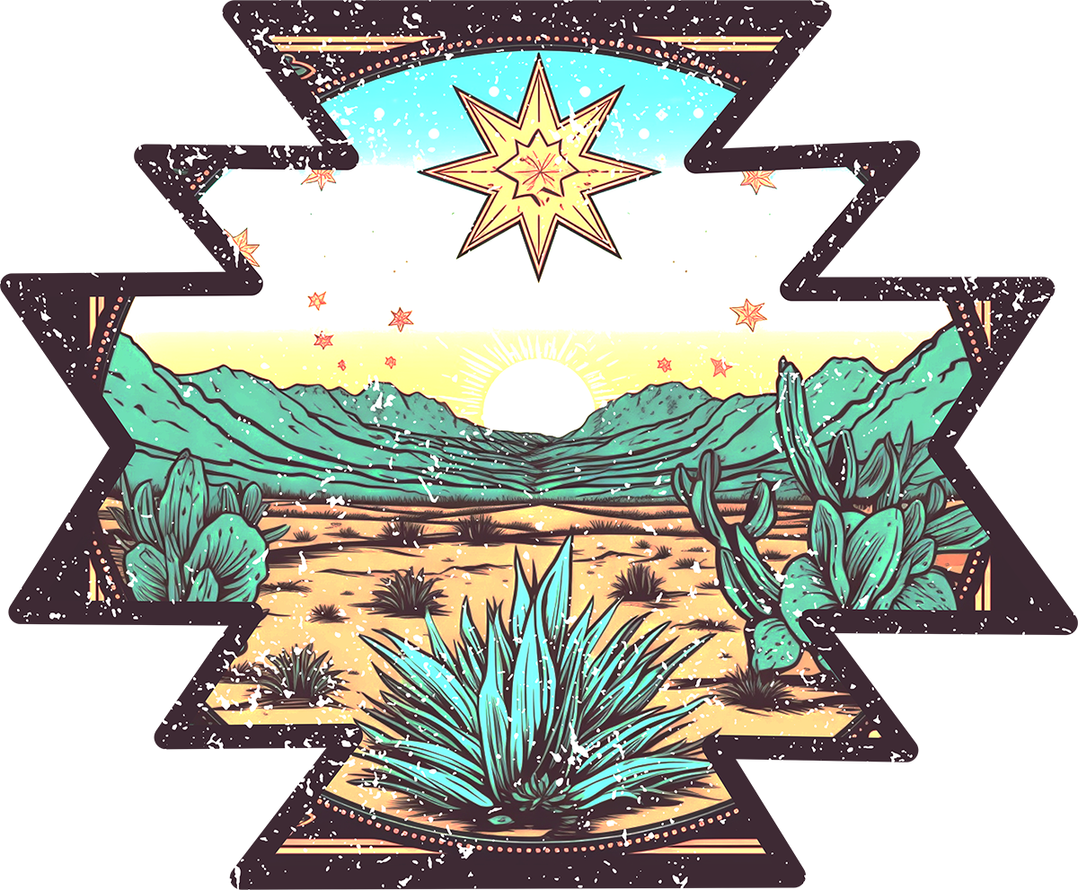 DTF Transfer – Desert Scene Multi Sizes (CO-SC004)