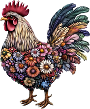 Load image into Gallery viewer, DTF Transfer – FLower Chicken Multi Sizes (AN-CH004)
