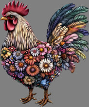 Load image into Gallery viewer, DTF Transfer – FLower Chicken Multi Sizes (AN-CH004)
