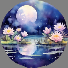 Load image into Gallery viewer, DTF Transfer – Moon Lily pad Multi Sizes (MN-SC002)
