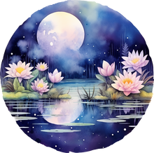 Load image into Gallery viewer, DTF Transfer – Moon Lily pad Multi Sizes (MN-SC002)
