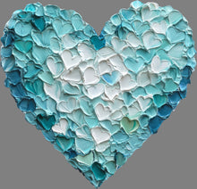 Load image into Gallery viewer, DTF Transfer – Blue Paint Heart Multi Sizes (HR-PT003)

