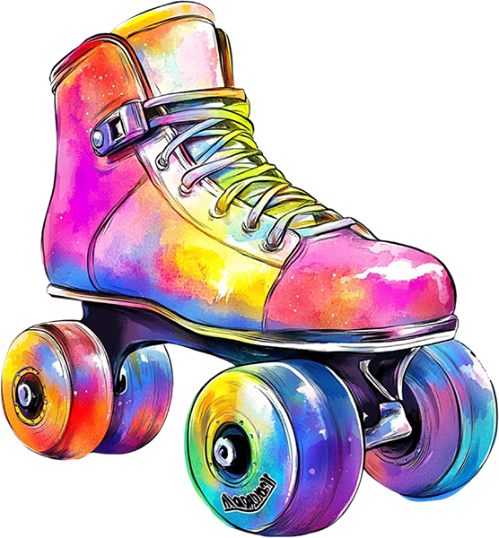 DTF Transfer – HS Retro Skate Multi Sizes