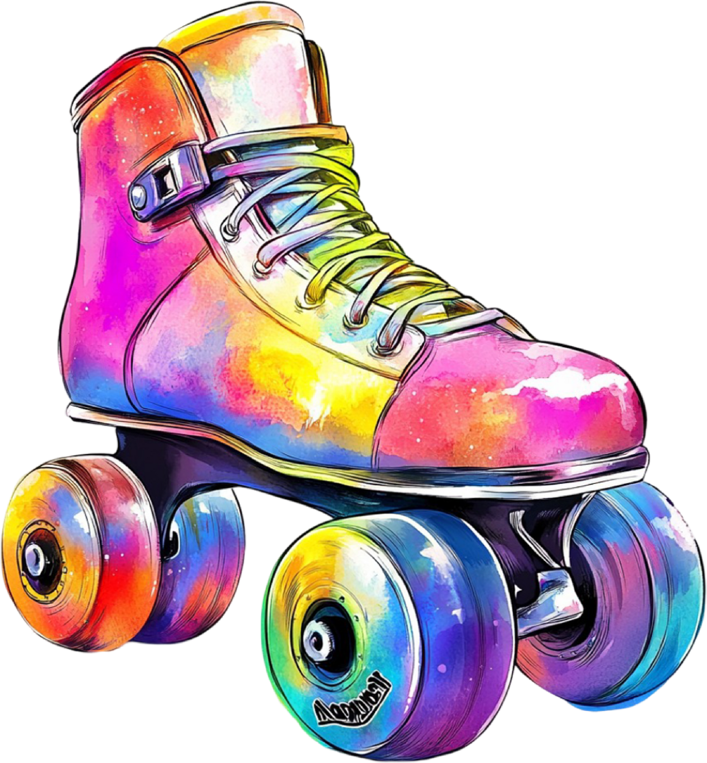 DTF Transfer – HS Retro Skate Multi Sizes