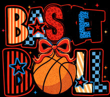 Load image into Gallery viewer, DTF Transfer – HU Basketball Fun Multi Sizes
