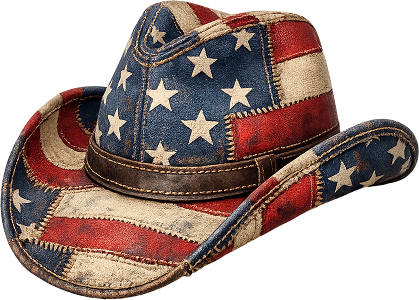 DTF Transfer – Patriotic Hat Multi Sizes (CO-HT003)