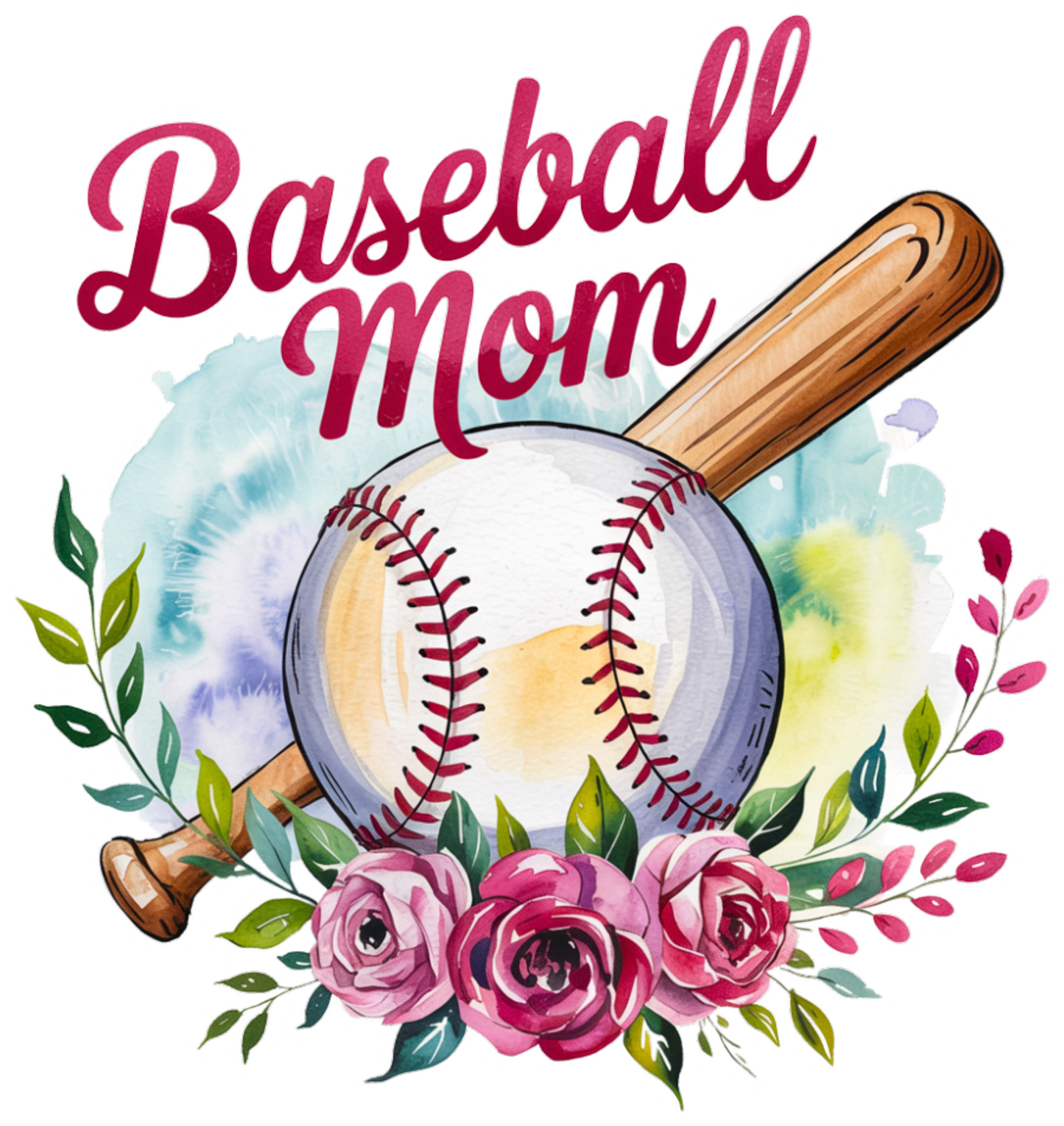 DTF Transfer – HZ Baseball Mom Multi Sizes