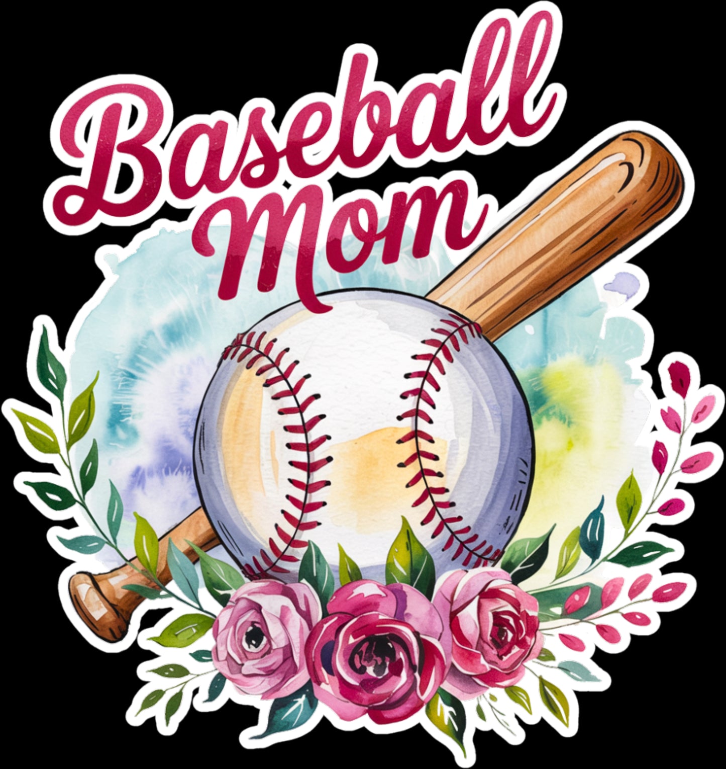 DTF Transfer – HZ Baseball Mom Multi Sizes