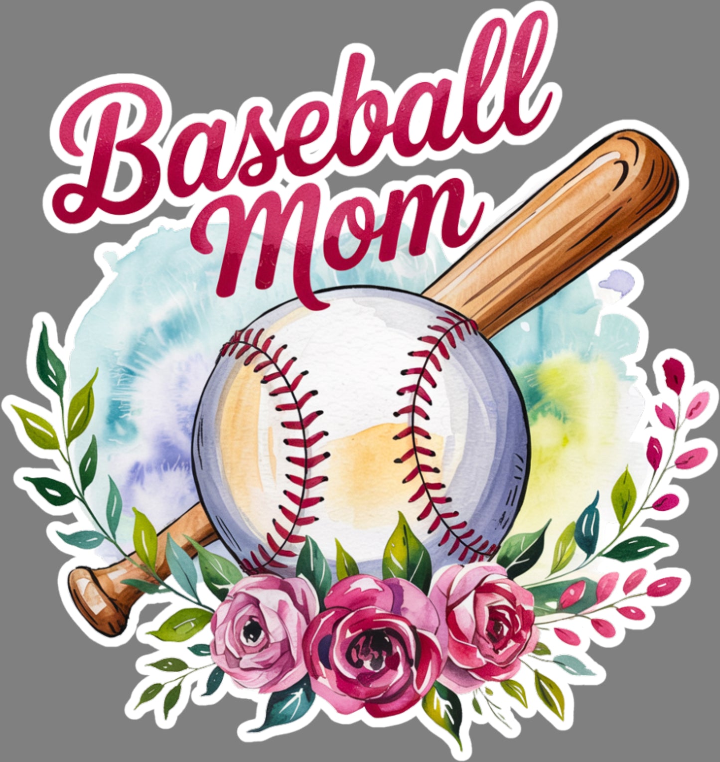 DTF Transfer – HZ Baseball Mom Multi Sizes