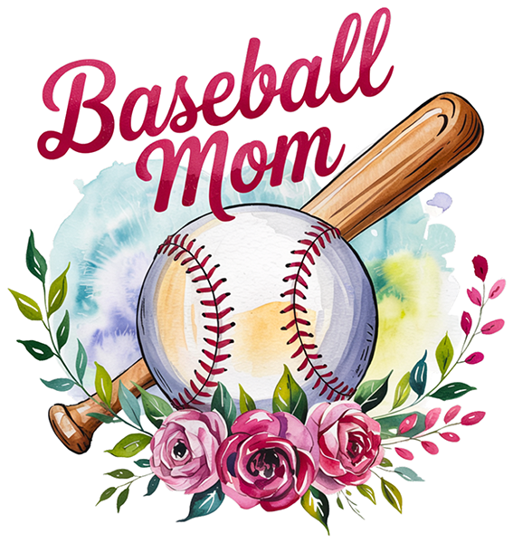 DTF Transfer – HZ Baseball Mom Multi Sizes