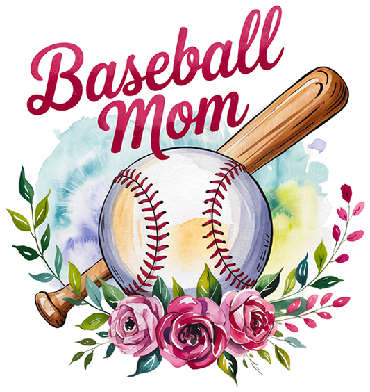 DTF Transfer – HZ Baseball Mom Multi Sizes