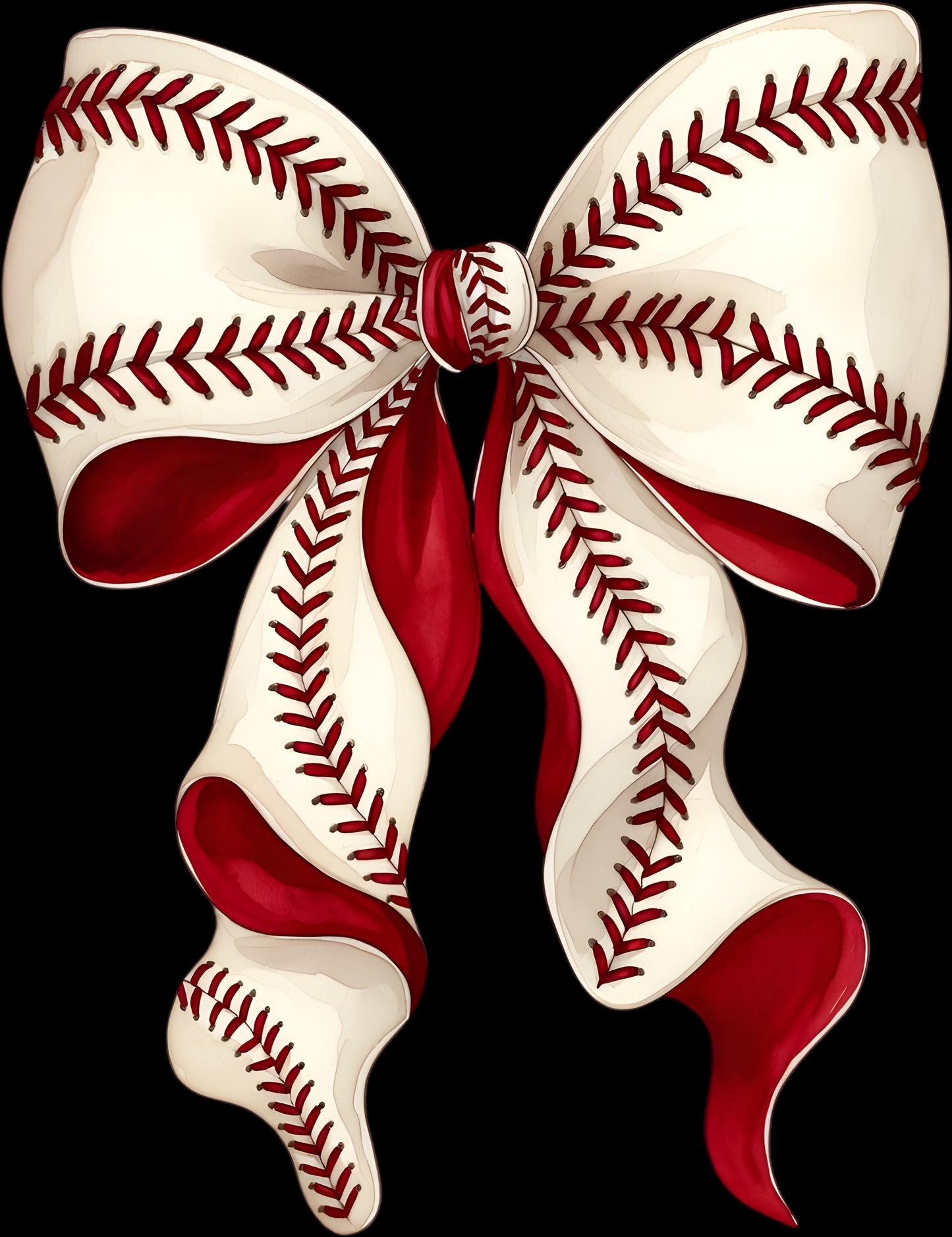 DTF Transfer – Baseball Bow Multi Sizes (SP-BS003)