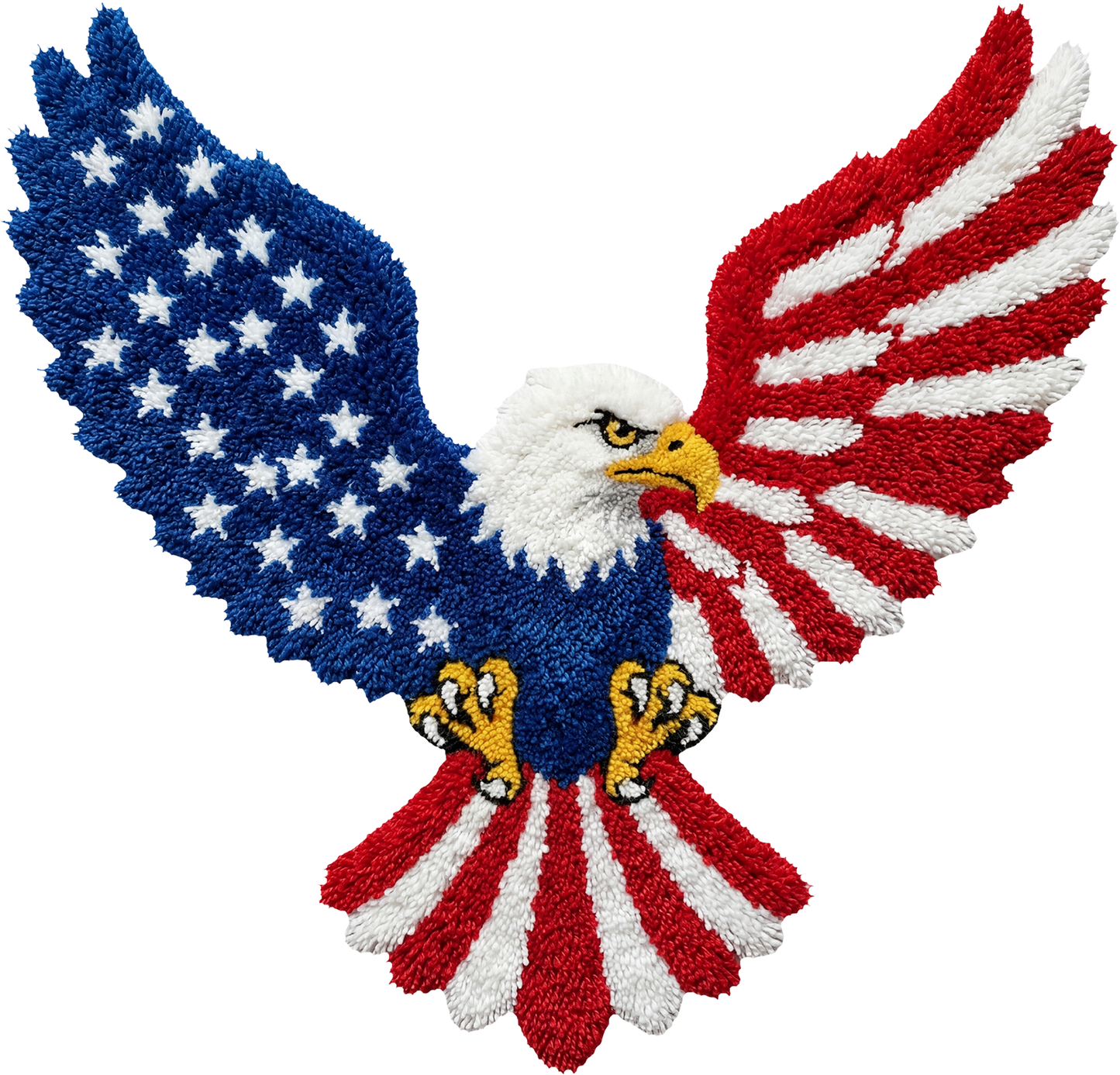 DTF Transfer – IB Patriotic Yarn Eagle Multi Sizes