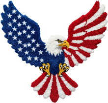 Load image into Gallery viewer, DTF Transfer – IB Patriotic Yarn Eagle Multi Sizes
