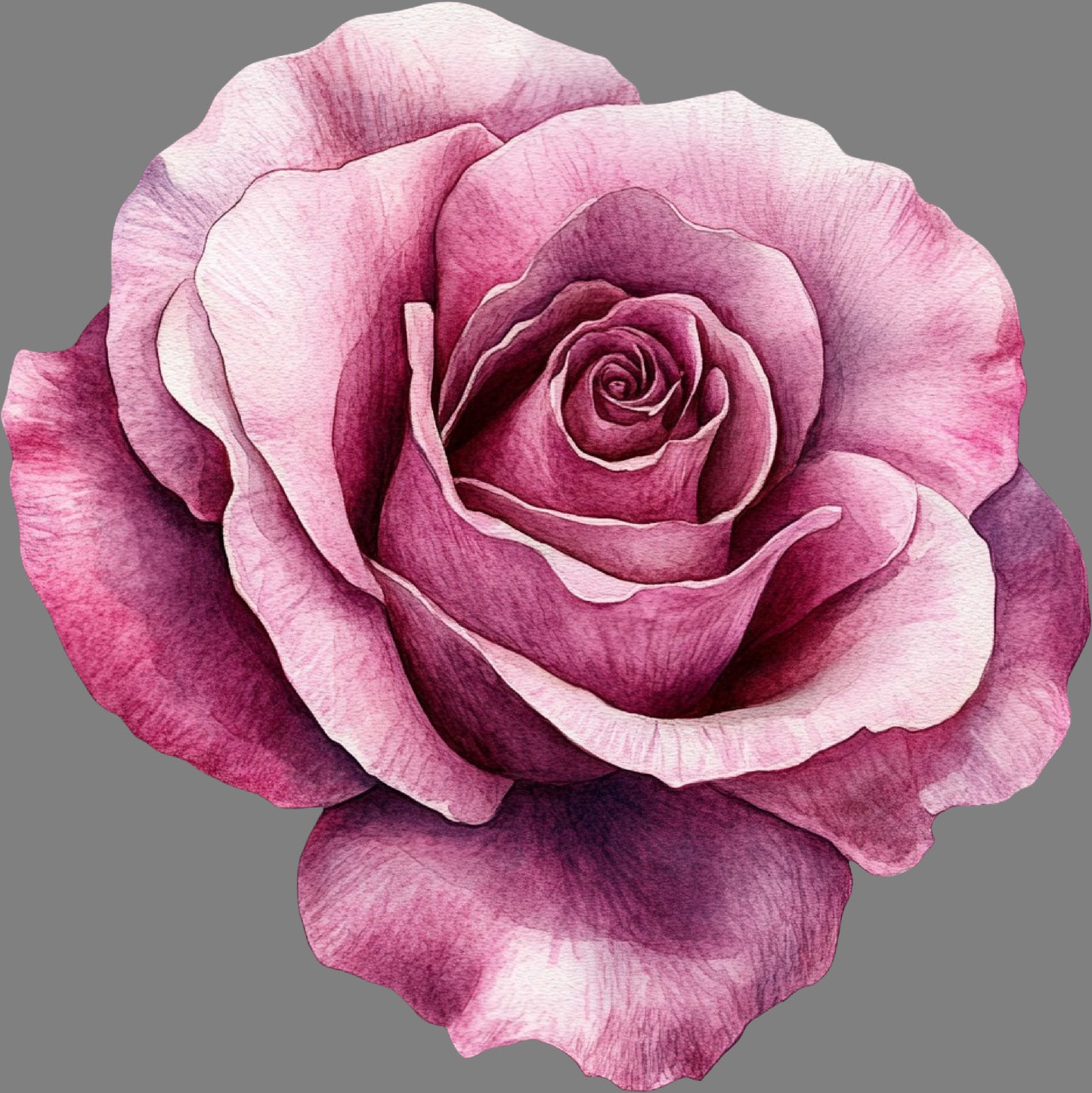 DTF Transfer – Pink Rose Multi Sizes (FL-RS001)