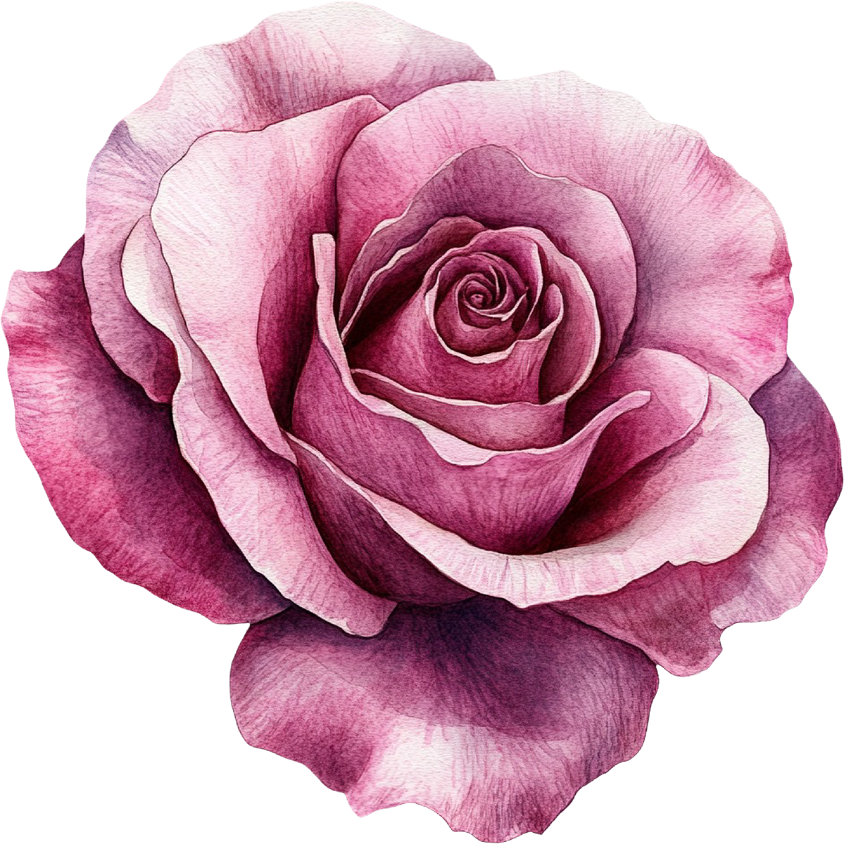 DTF Transfer – Pink Rose Multi Sizes (FL-RS001)