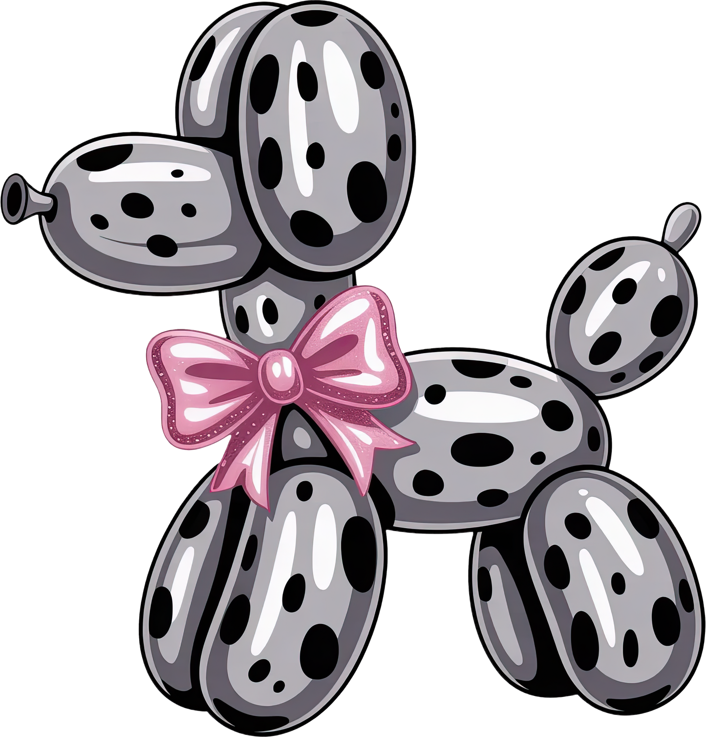 DTF Transfer – IJ Balloon Dog Spots Multi Sizes