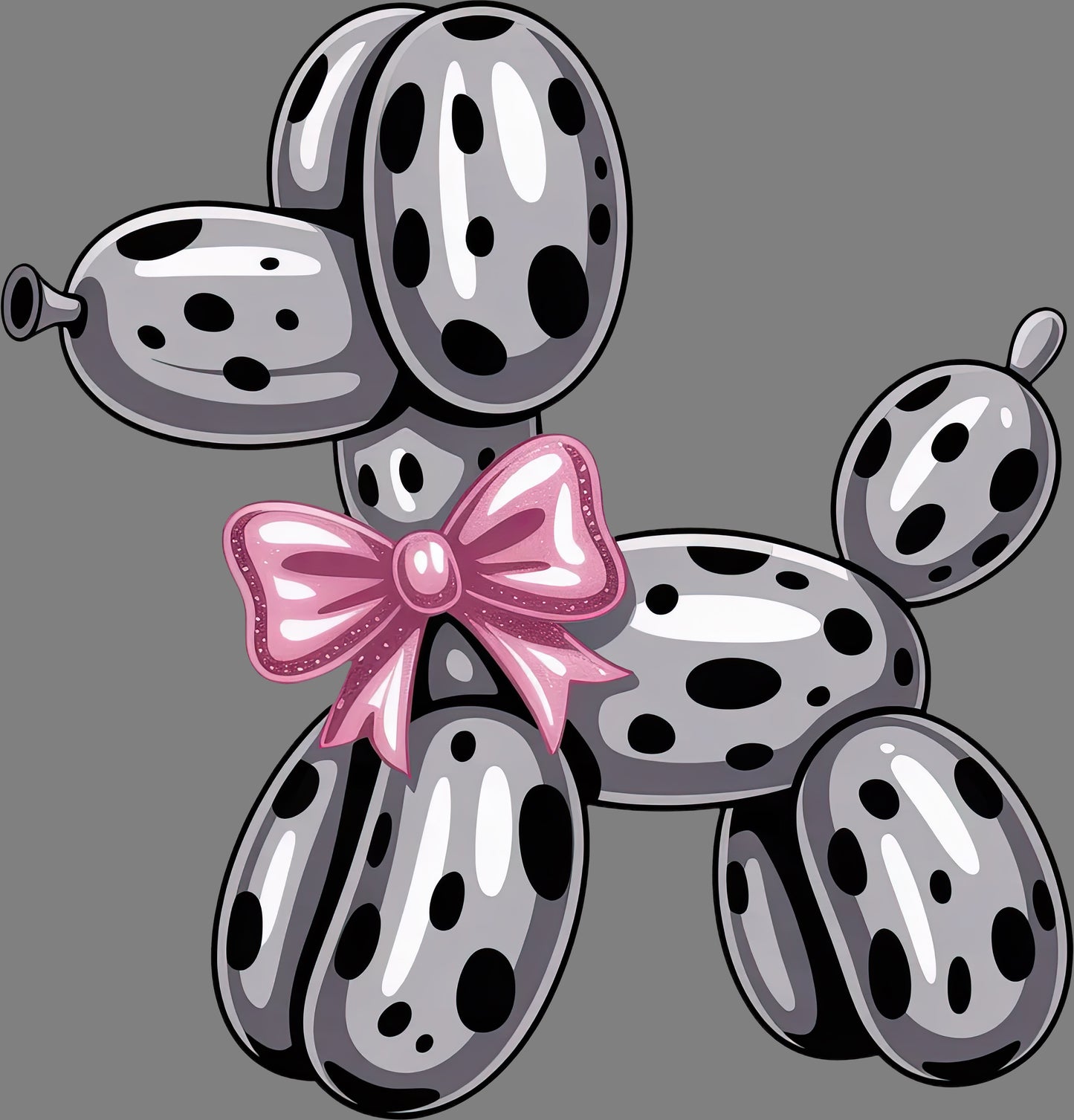DTF Transfer – IJ Balloon Dog Spots Multi Sizes