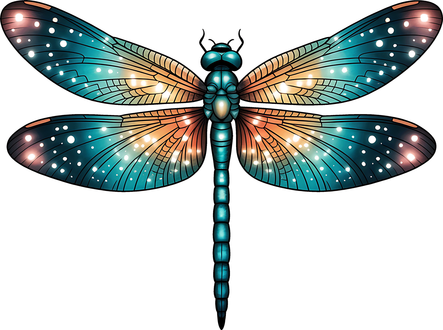 DTF Transfer – Dragonfly A Multi Sizes (IN-DF004)