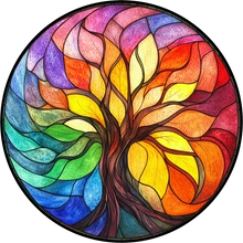 Load image into Gallery viewer, DTF Transfer – IN Colorful Tree Multi Sizes
